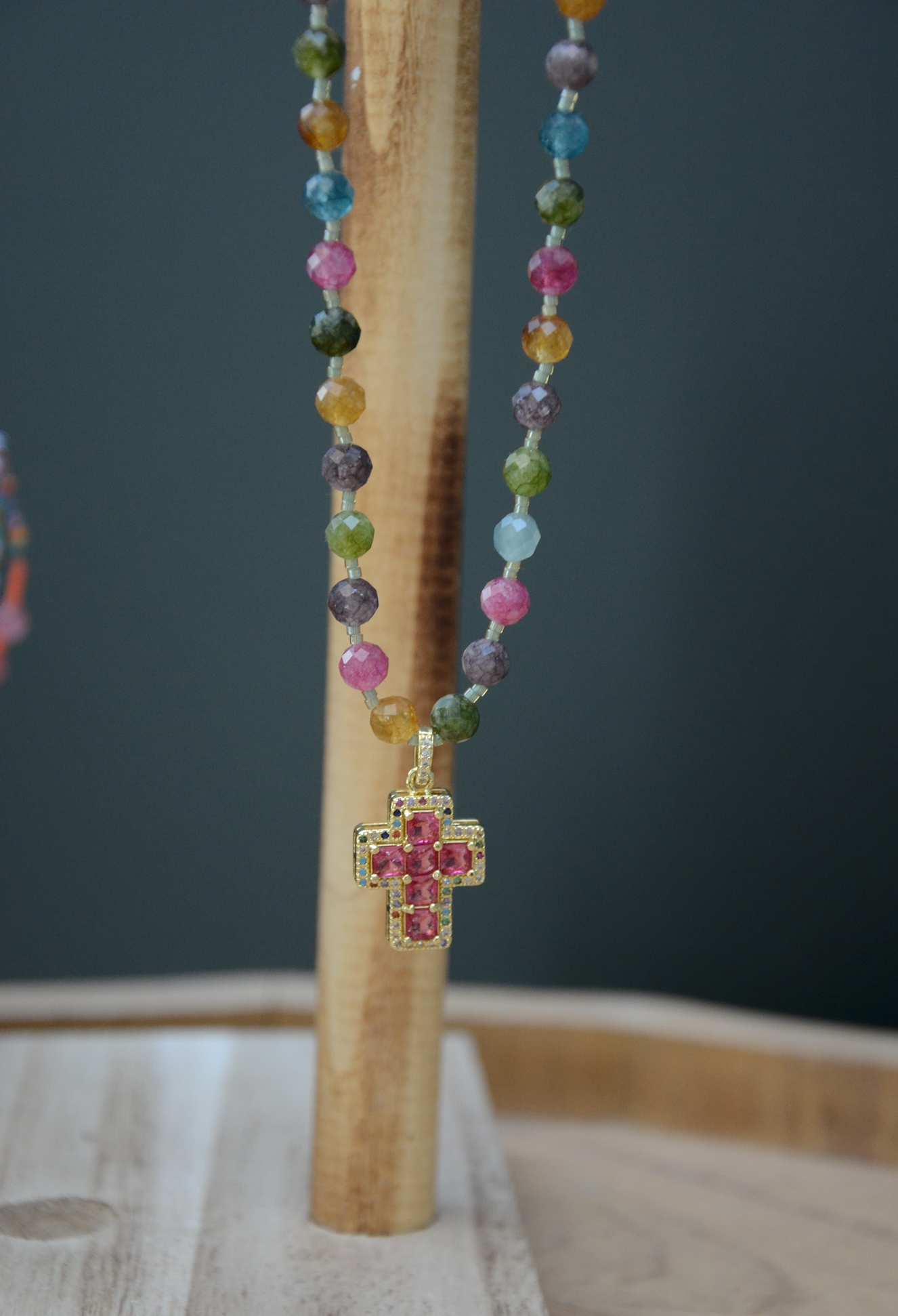 Collier avec grosse perle muti