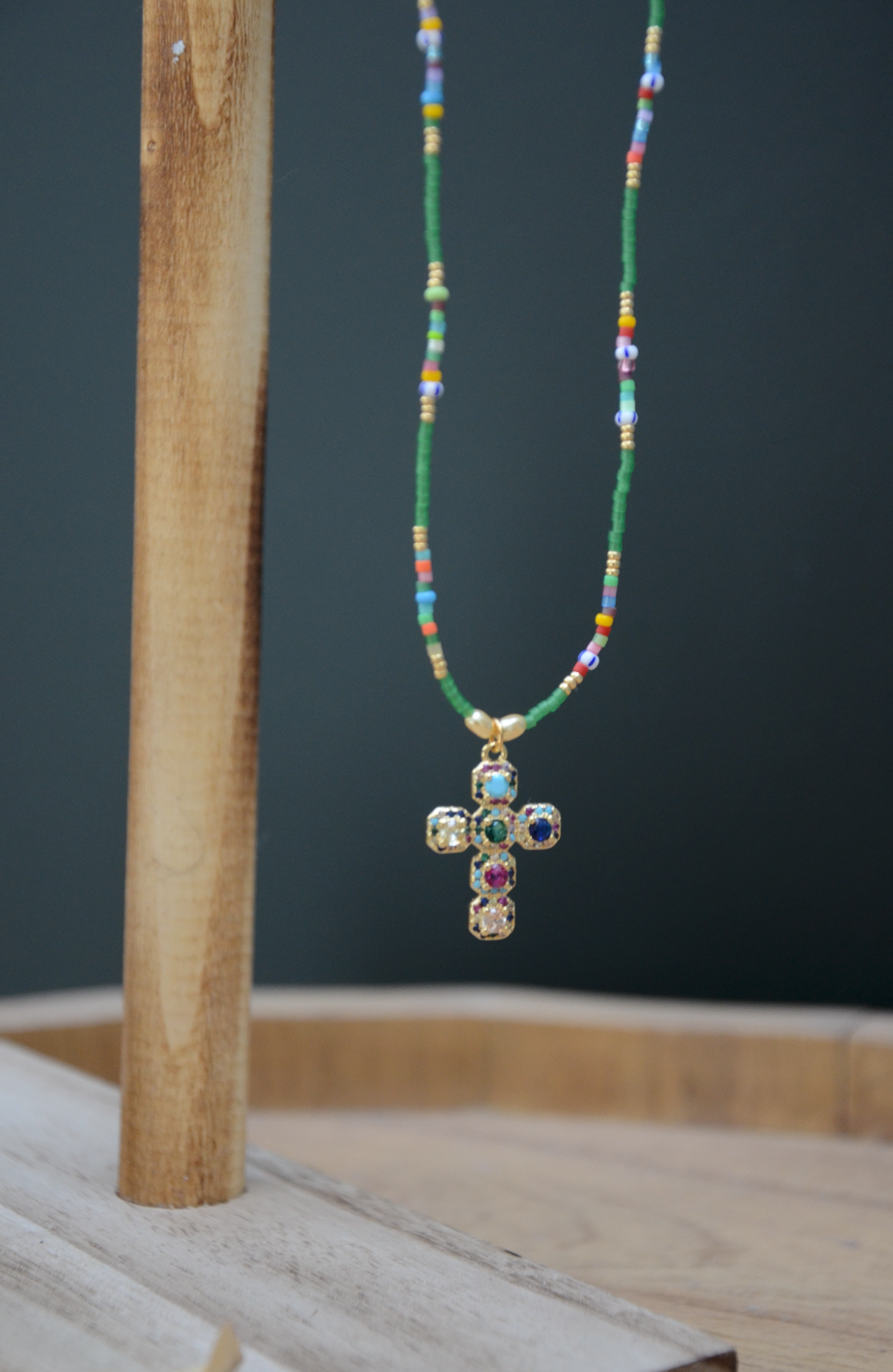 Collier vert