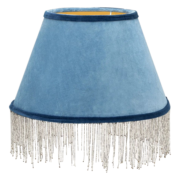 Abat-jour Frosted Icicle bleu Anna + Nina