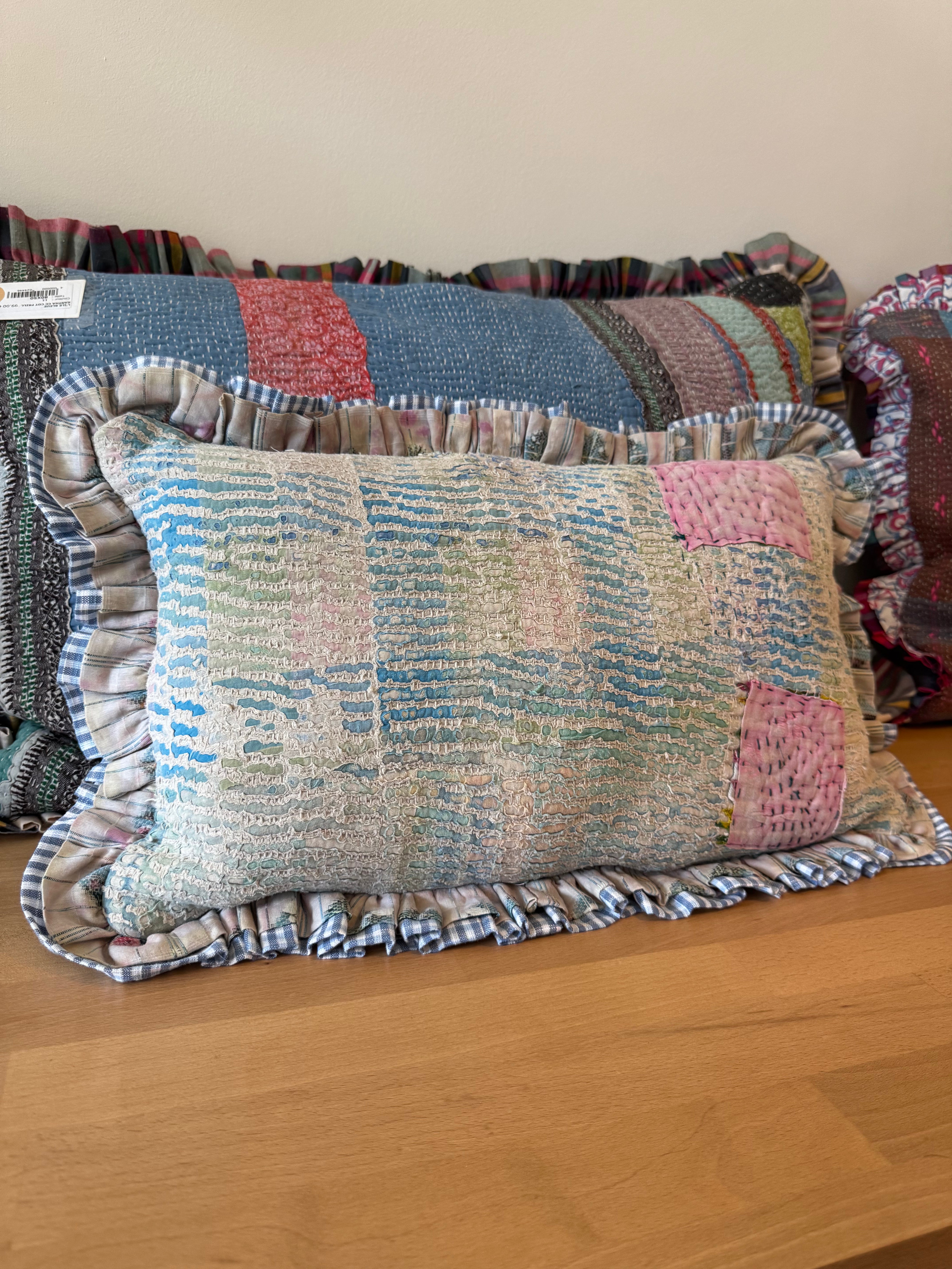 Coussin en Kantha 30x50