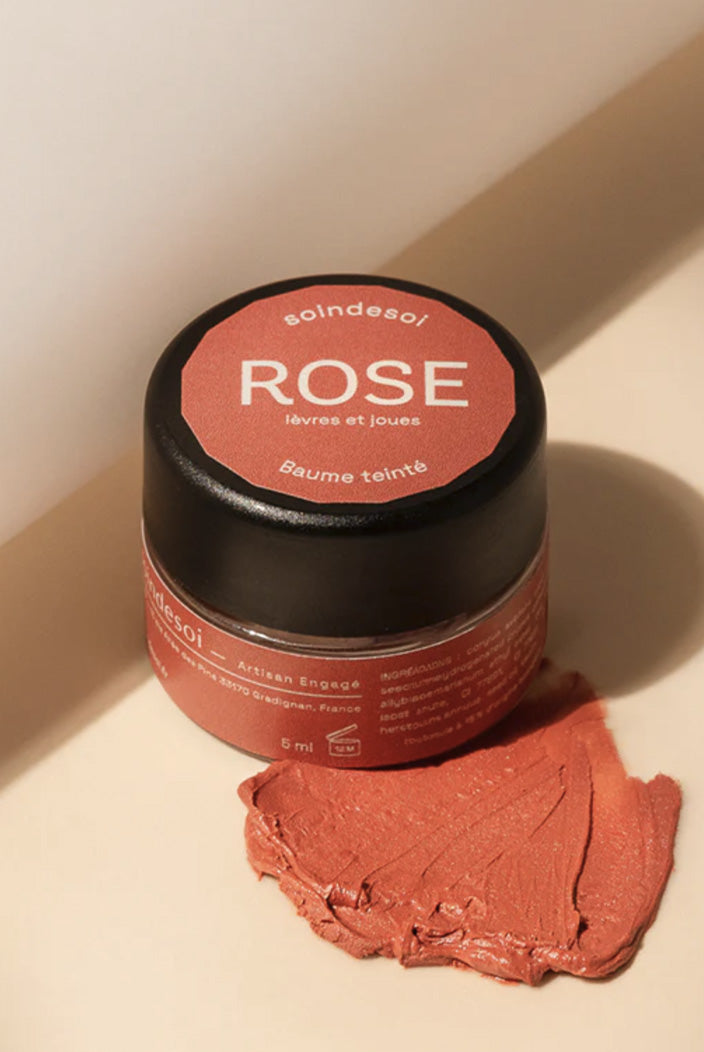 Baume teinté lèvres et joues - ROSE