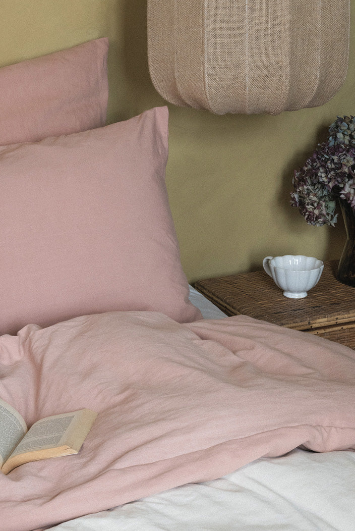Housse de Couette Rose