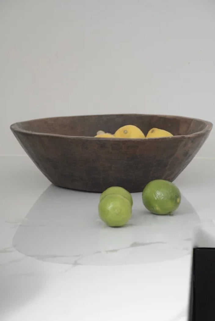 Anaya, coupe indienne vintage en bois XXL