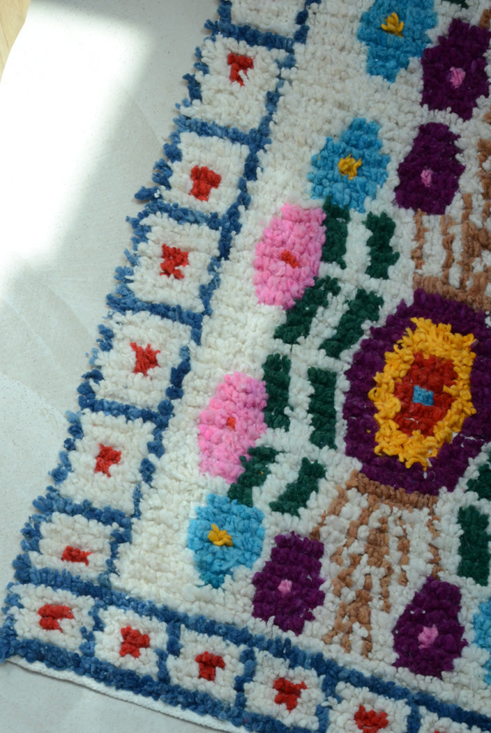 Tapis mexician Bleu