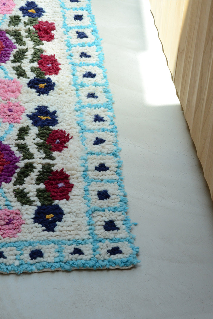 Tapis mexician Turquoise