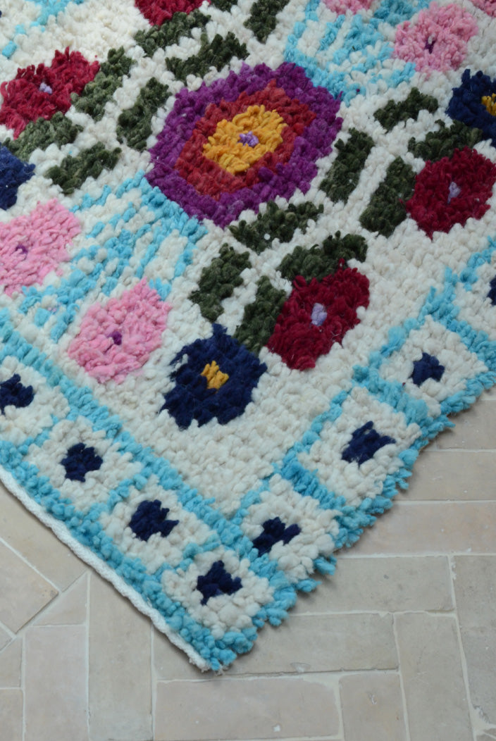 Tapis mexician Turquoise