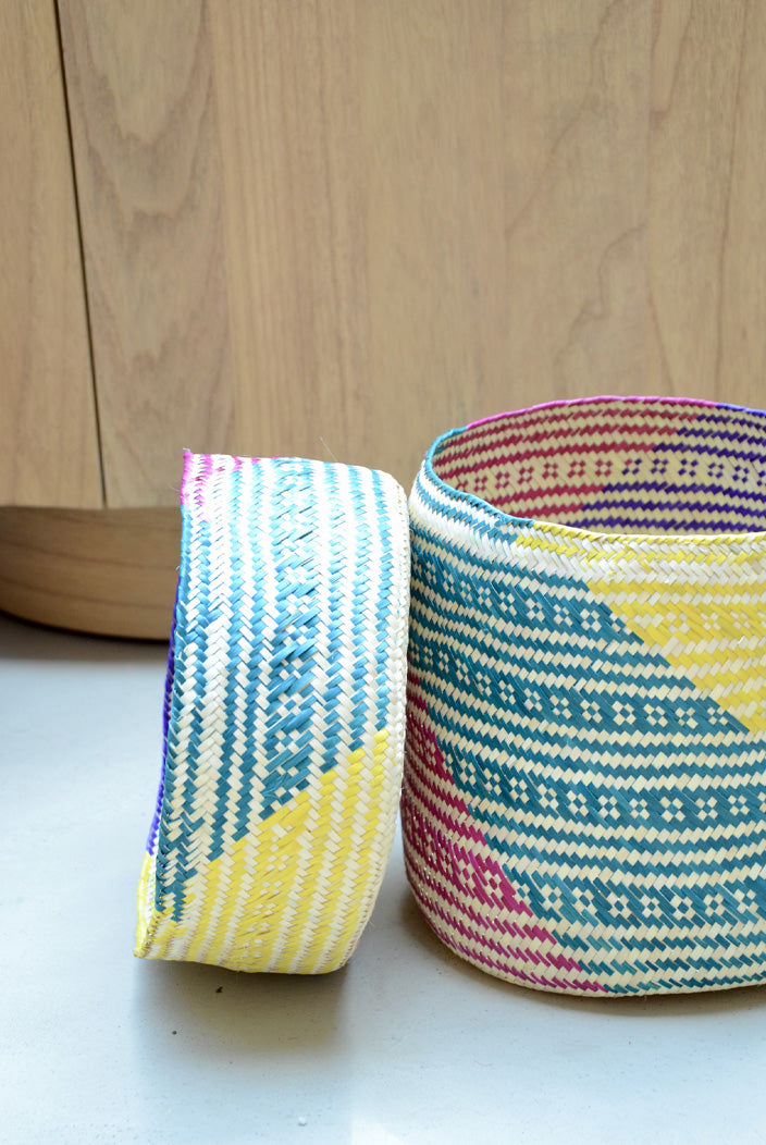 Tenate M - Violet, vert, Jaune, rouge