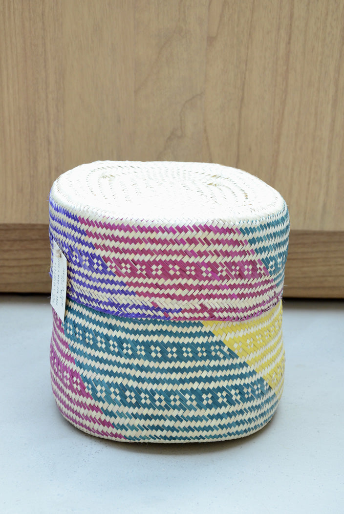 Tenate M - Violet, vert, Jaune, rouge